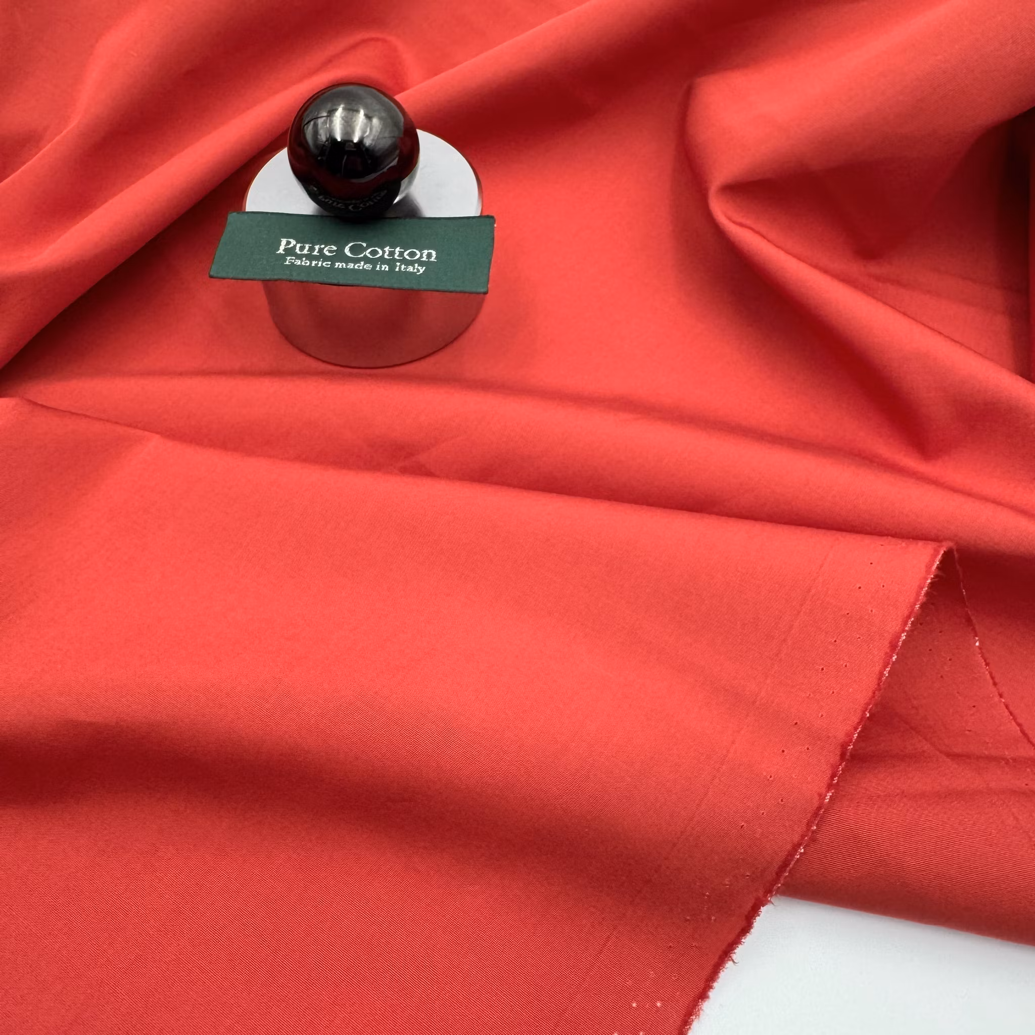 Skjortbomull röd Bottega V.