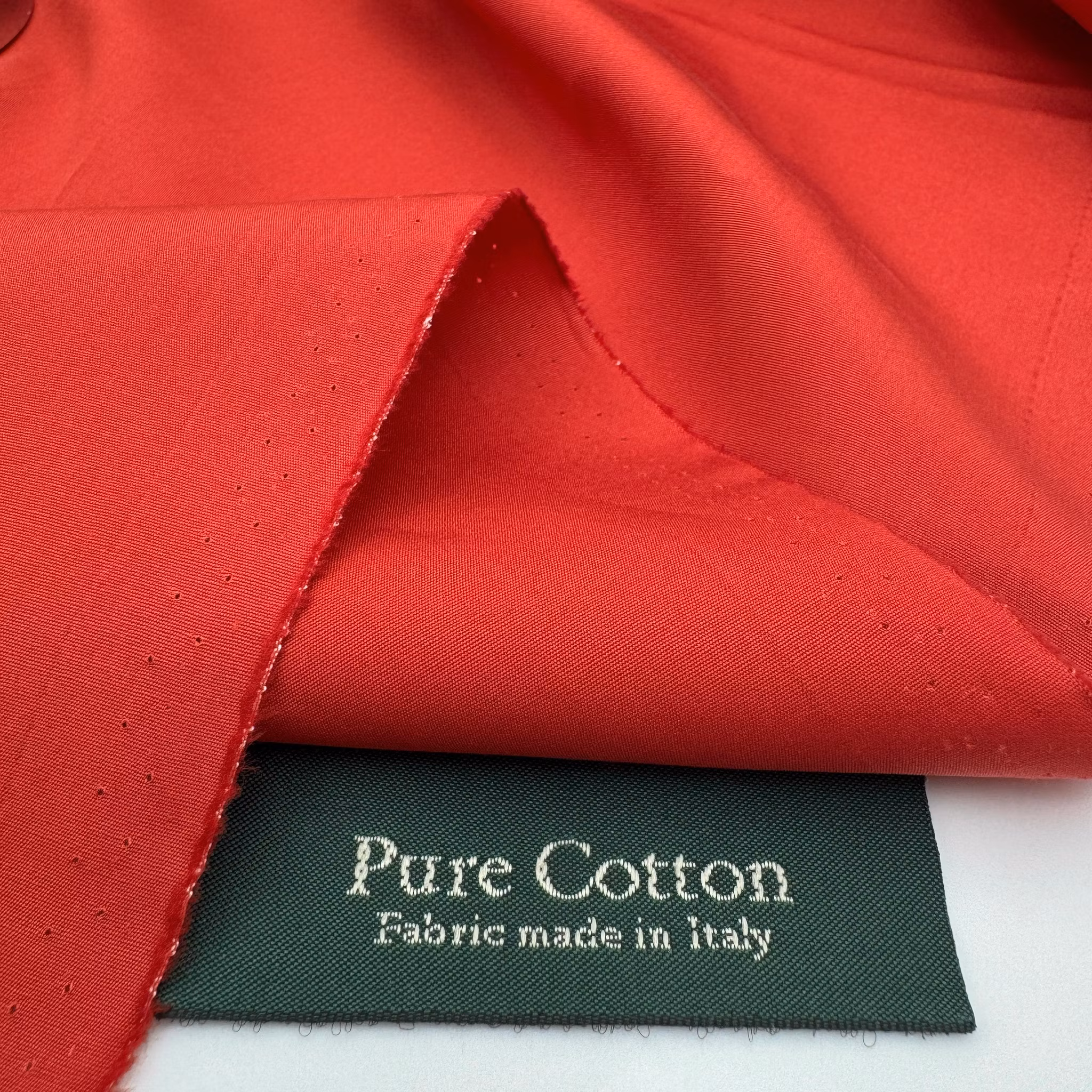 Skjortbomull röd Bottega V.