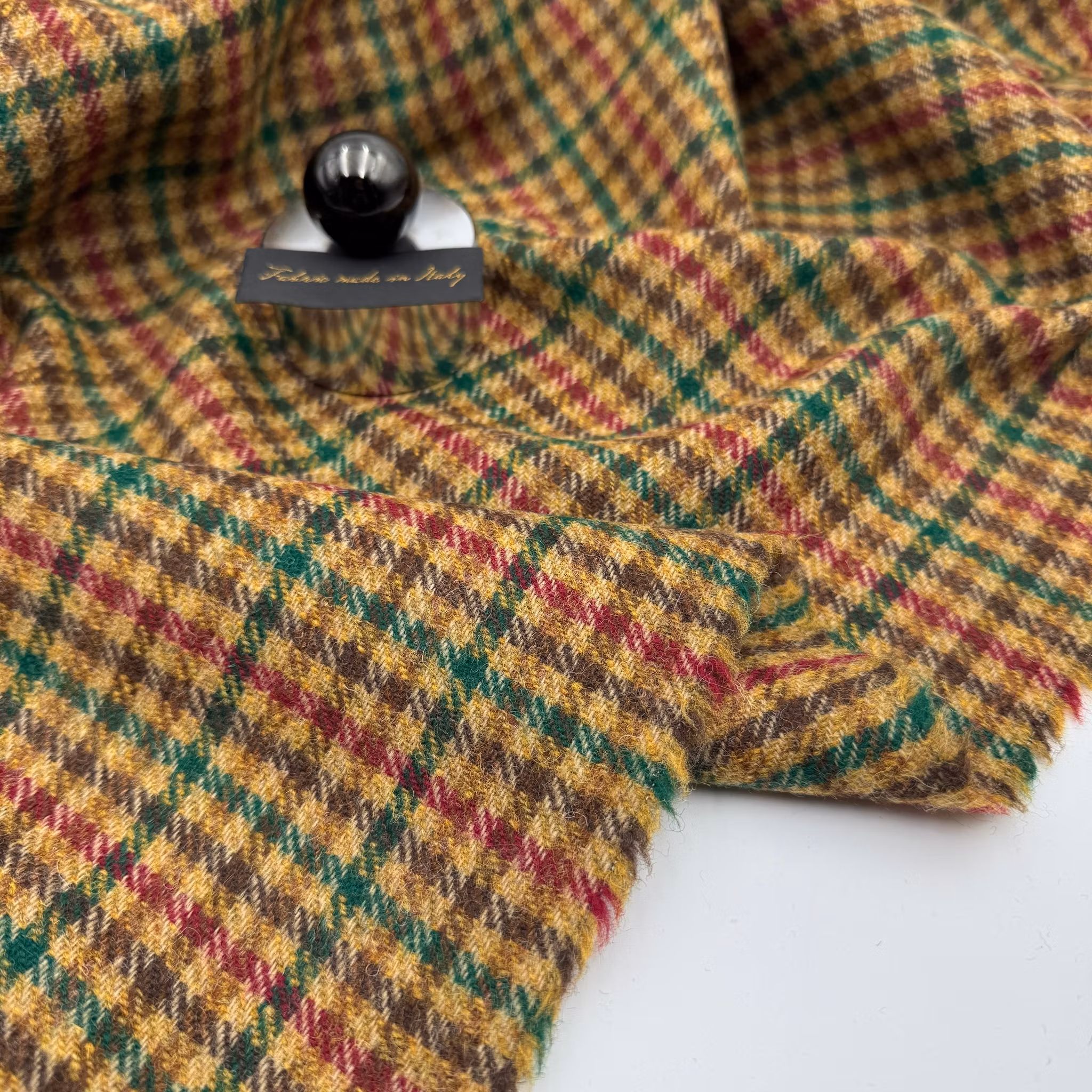 Ullruta brun/senap/röd/grön