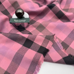 Bomullsflanell rutig R. Owen*