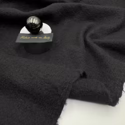 Ullfrotté tunnare svart