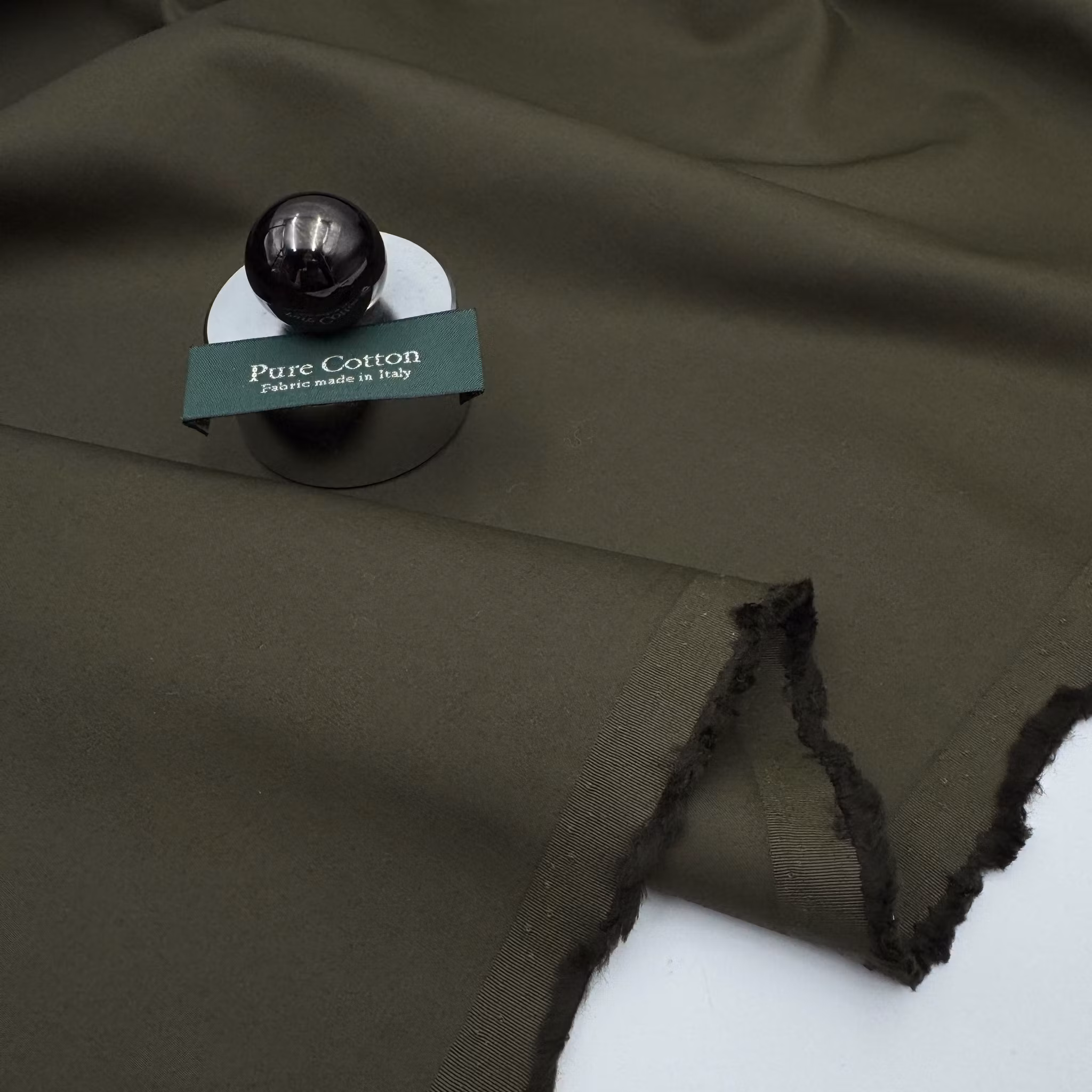 Bomullschinos mörkgrön Bottega V.