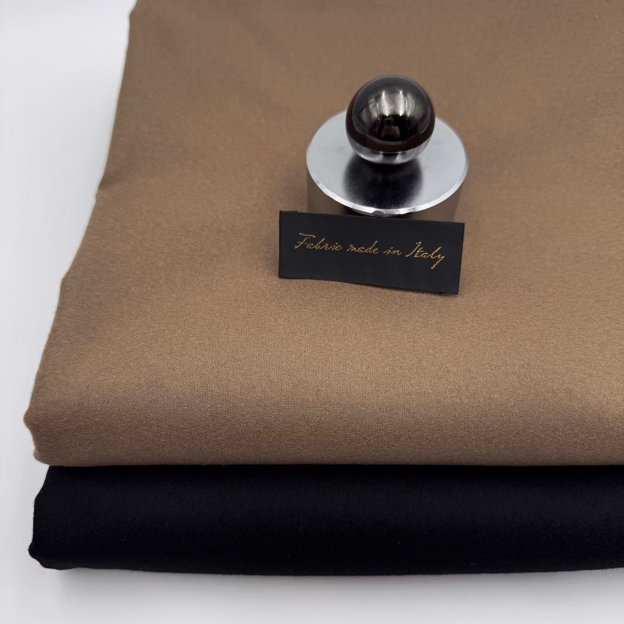 Ull/elastan borstad ljusbrun Riccer*