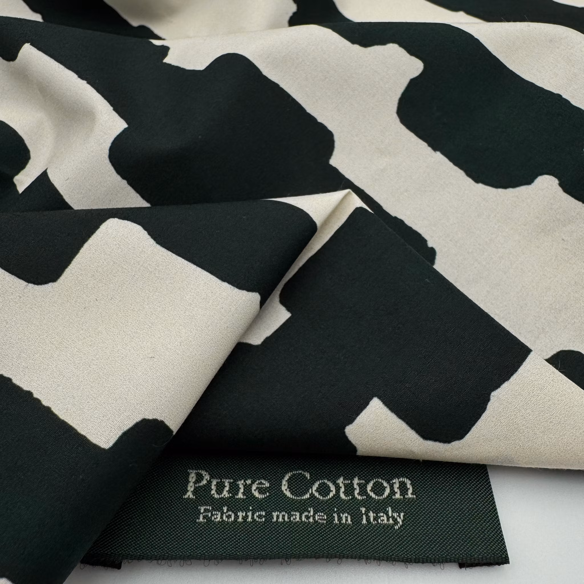 Skjortbomull mörkgrön/äggskal Max M.