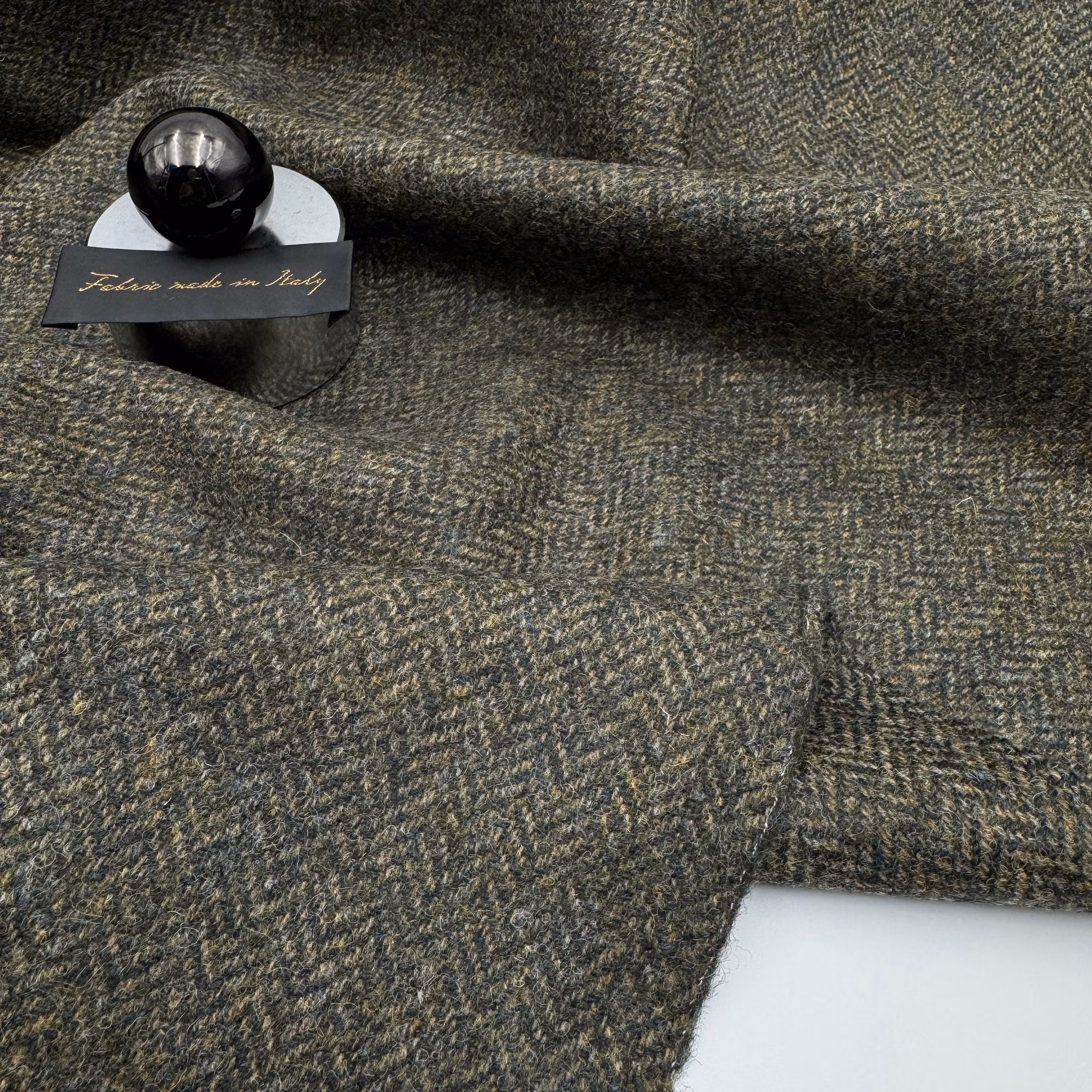 Ulltweed fiskben skogsgrön