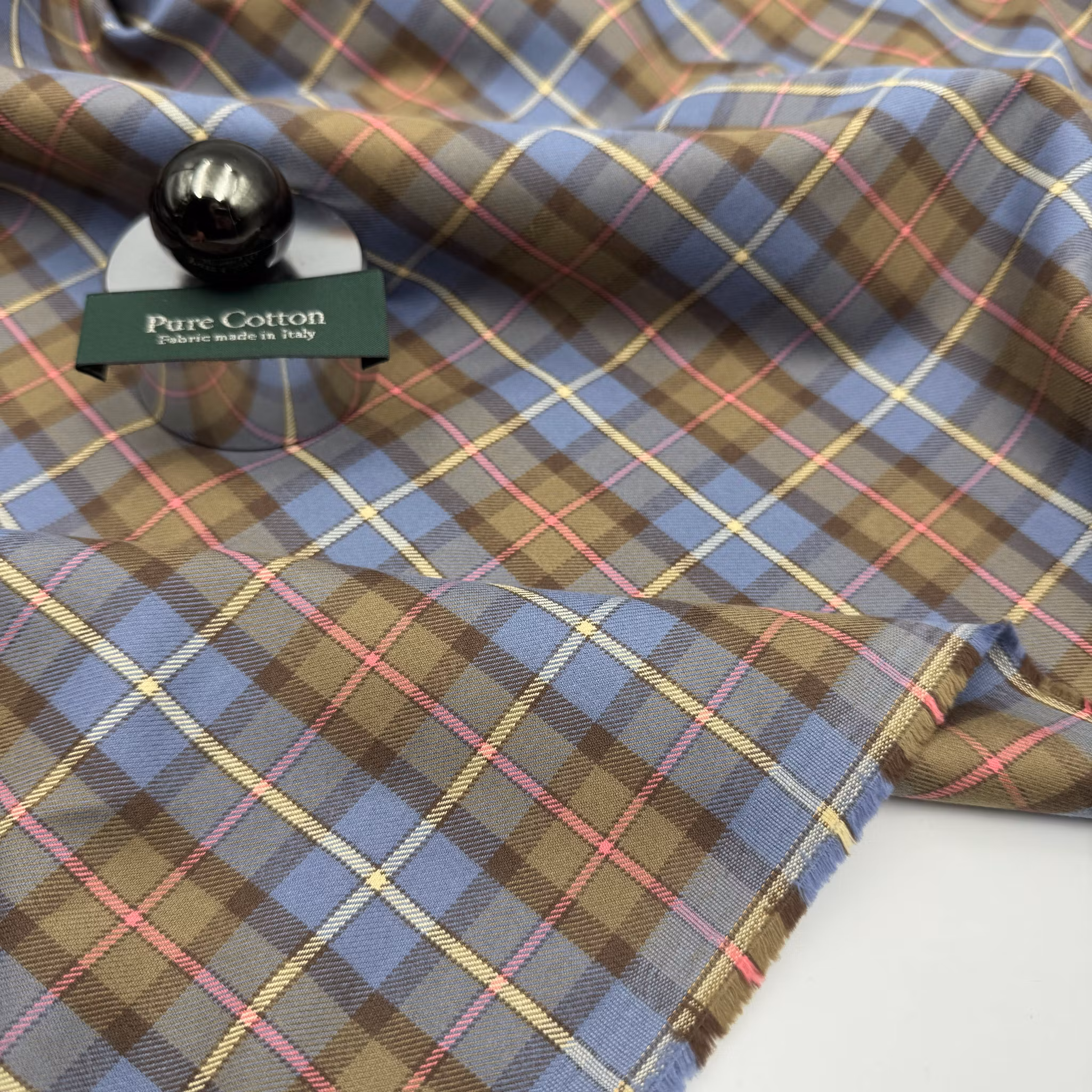 Bomullsflanell rutig