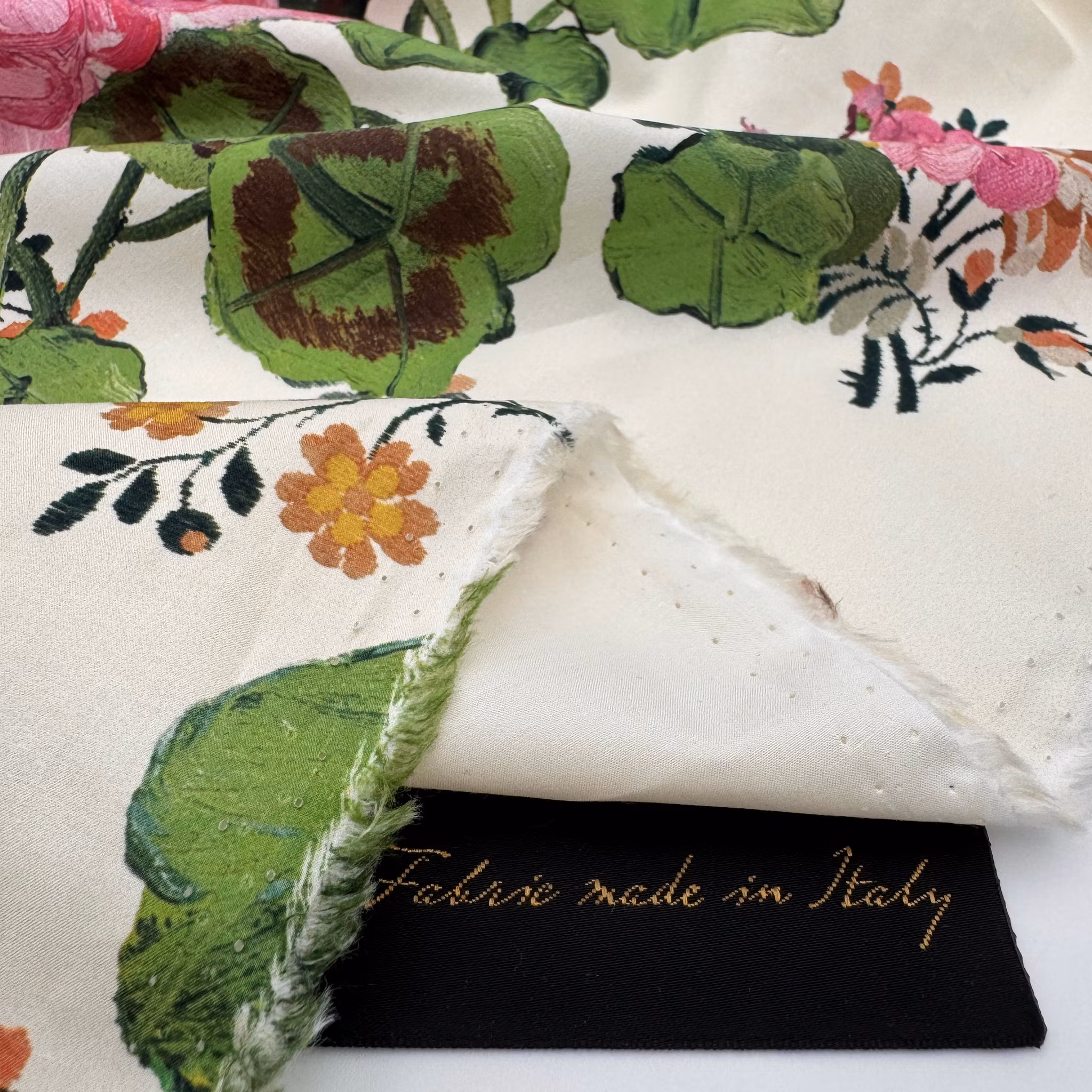 Bomull pelargon O.de la Renta