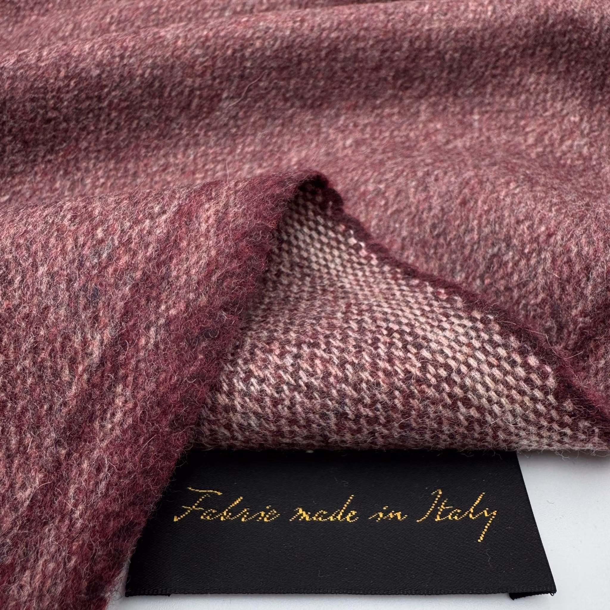 Ulltweed melerad burgundy