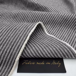 PANGERBJUDANDE 3m smalrandig grå "denim"