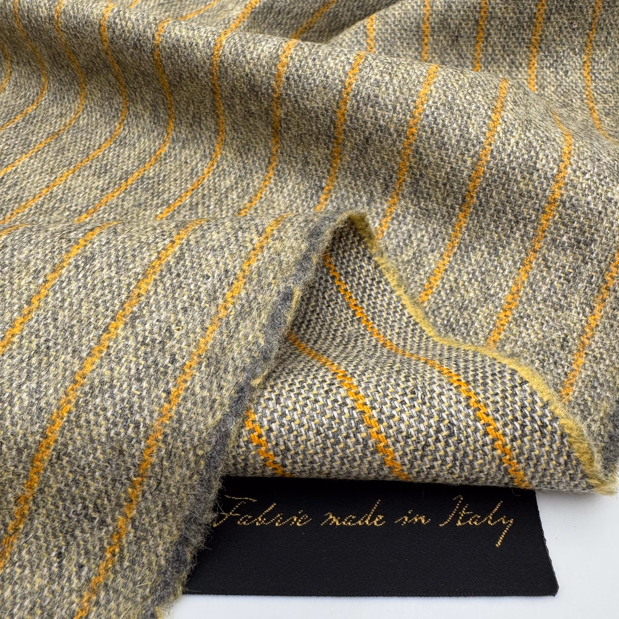 Ull/angora khaki/gul Riccer*