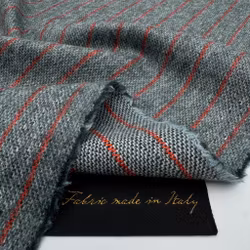 Ull/angora grön/orange Riccer*