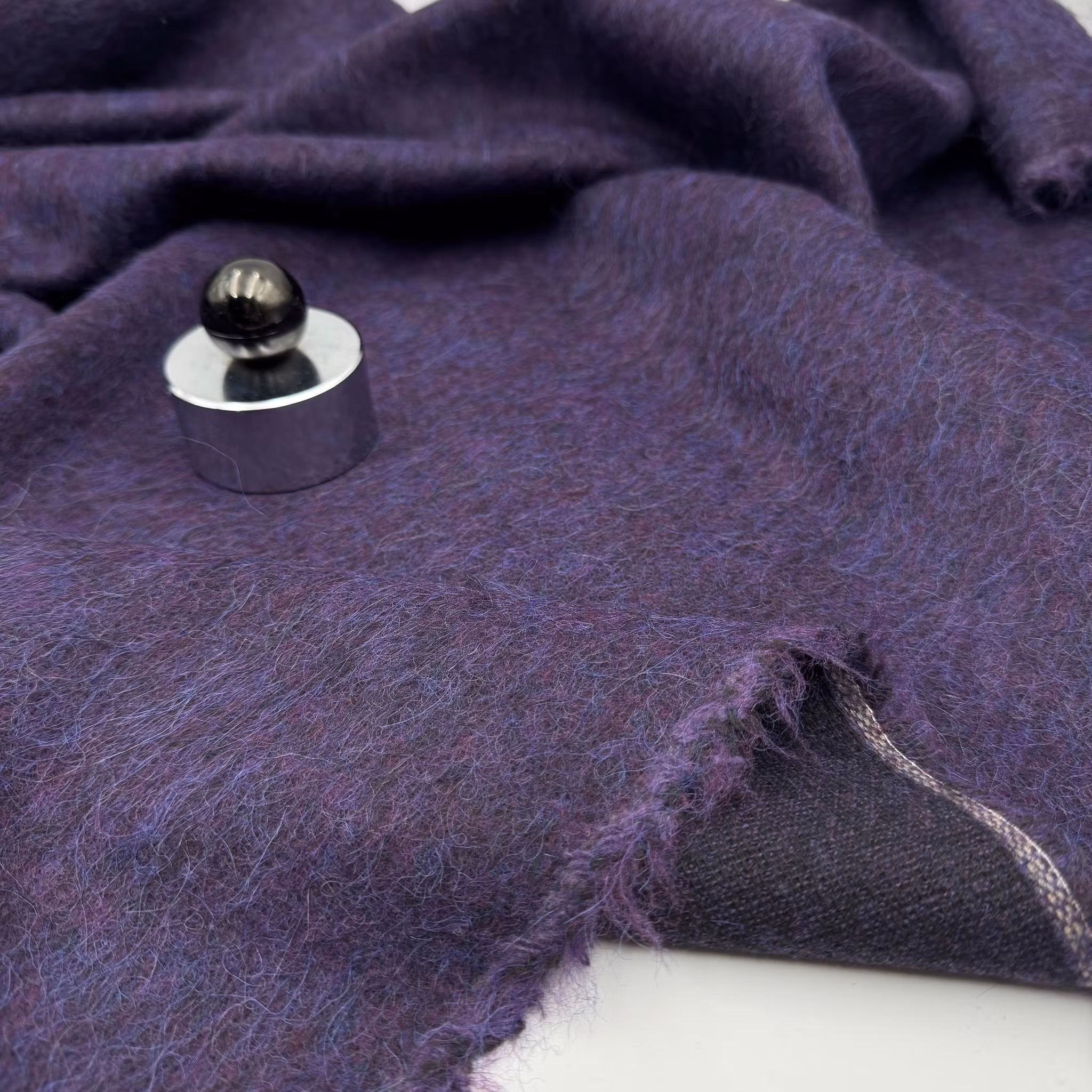 Mohairpäls lila (syntetbaksida)