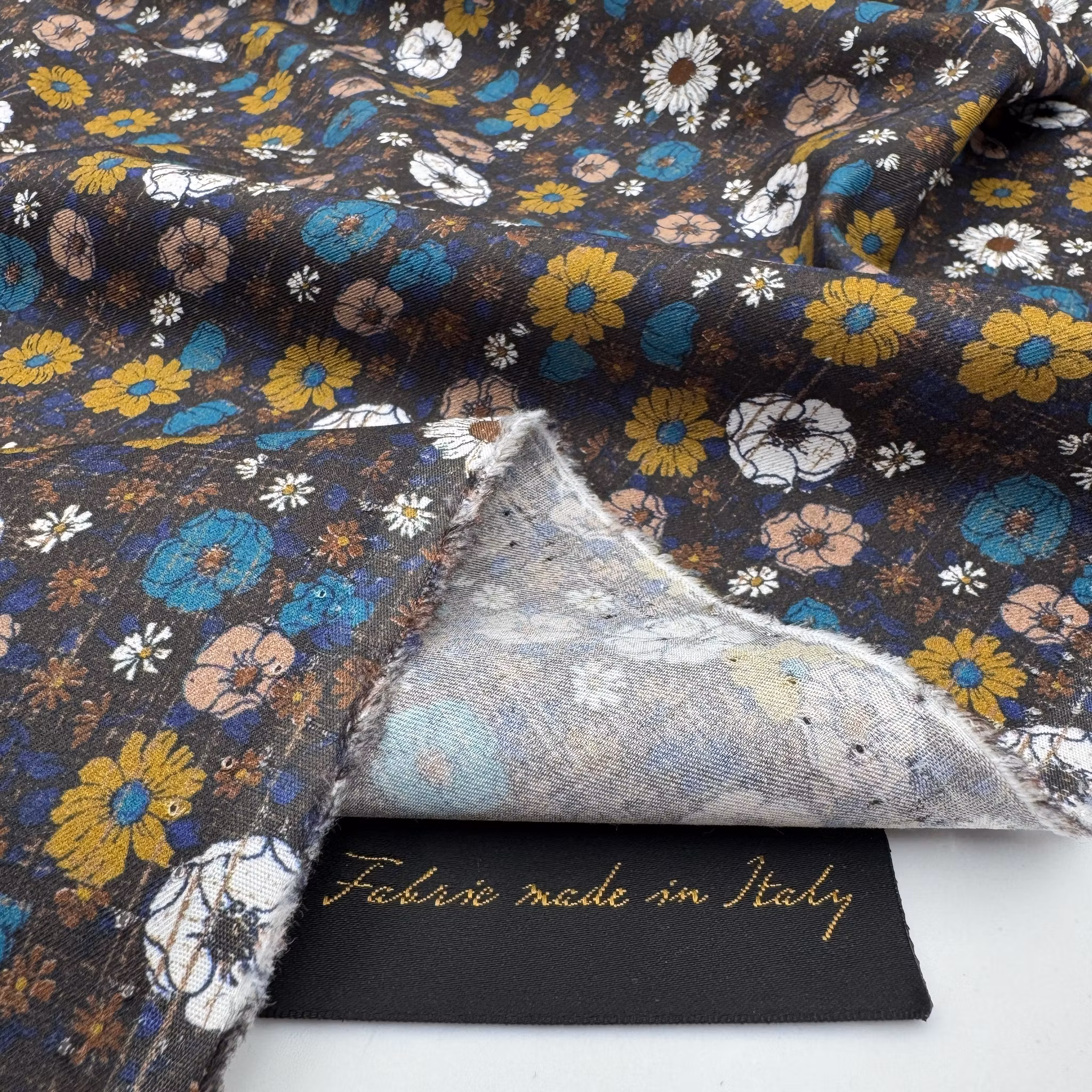 Skjortbomull höstfärger Albin*