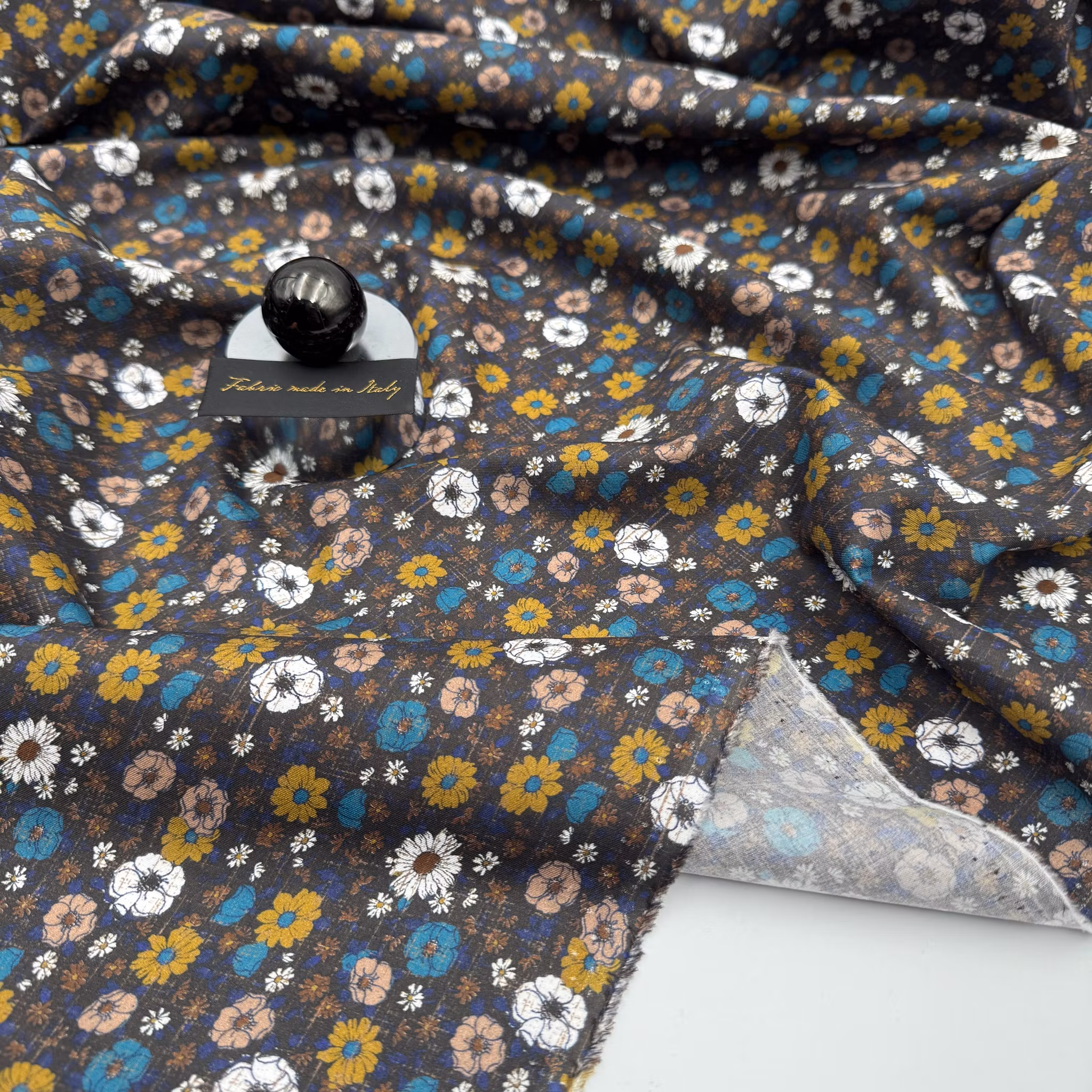 Skjortbomull höstfärger Albin*