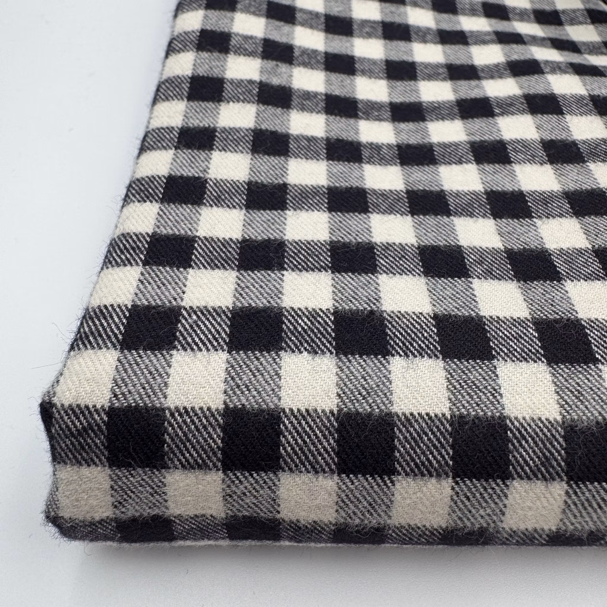 Skjortbomull mjuk svart/vit Thomas M****