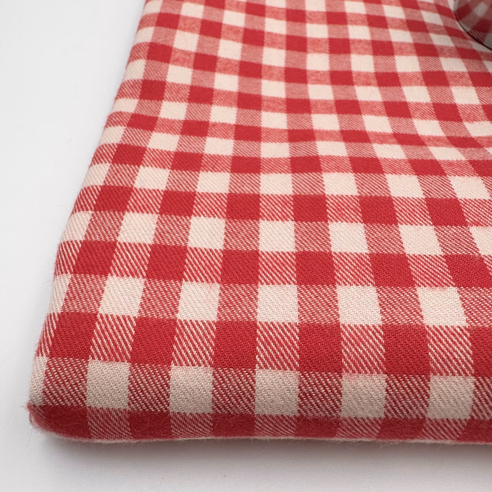 Skjortbomull mjuk röd/vit Thomas M****