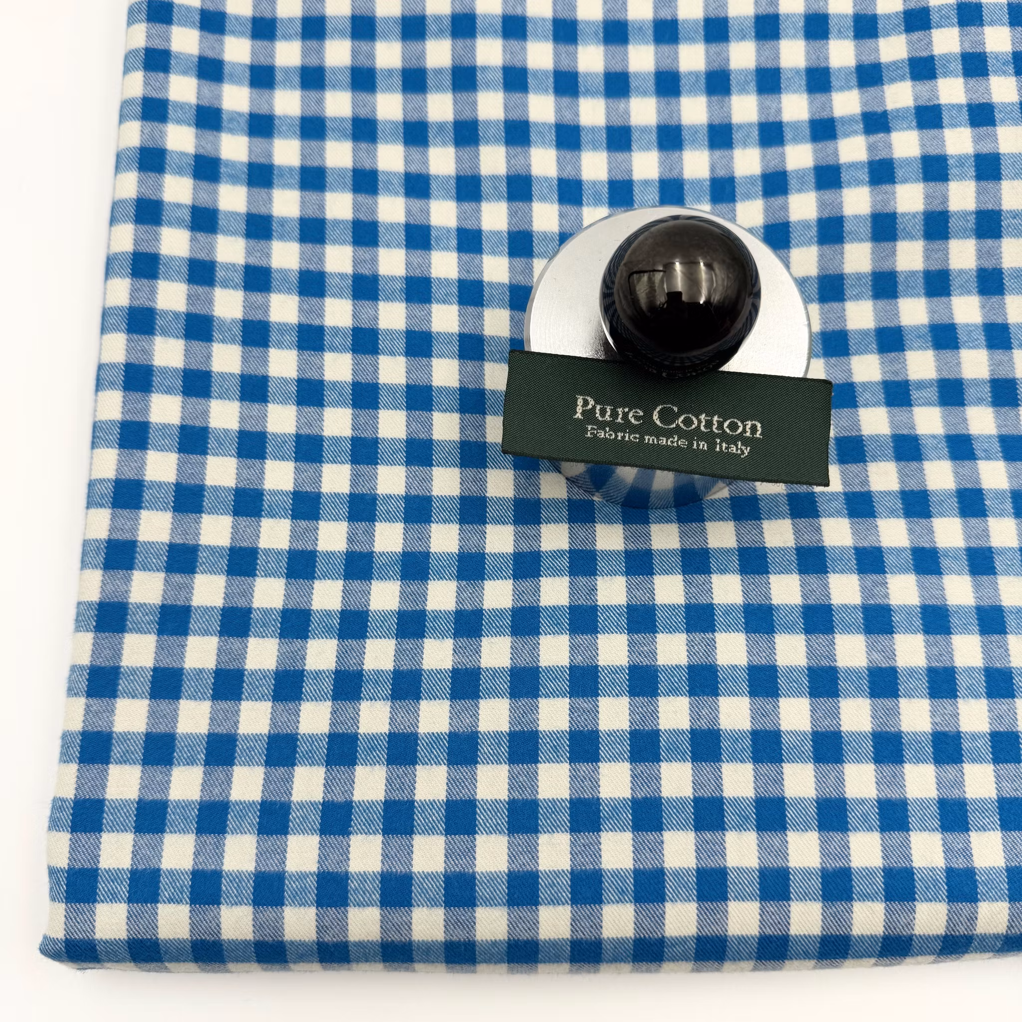 Skjortbomull mjuk blå/vit Thomas M****