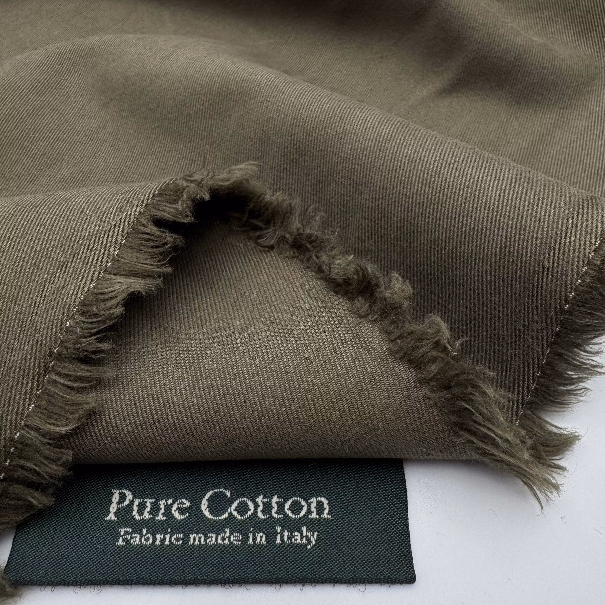 Bomullschinos khakigrön