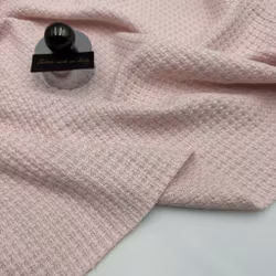 1,4m Bomull/cupro våffla rosa