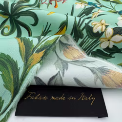 Festbomull blomster mint O.de la Renta