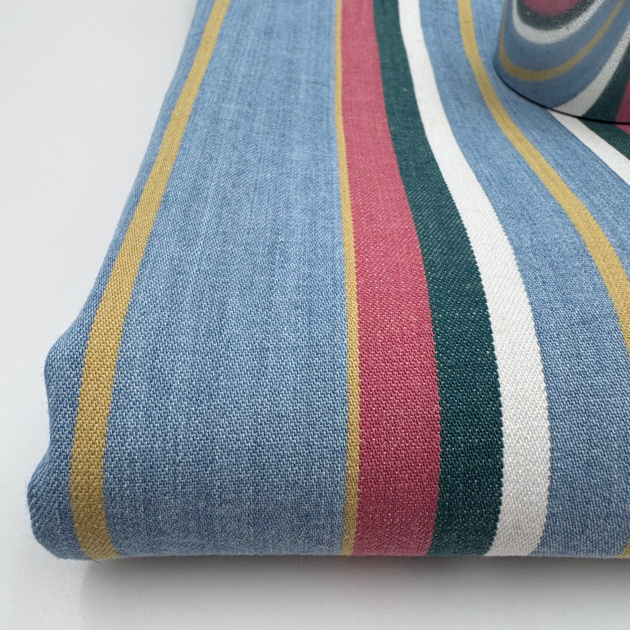 Denimrand multi ljusblå