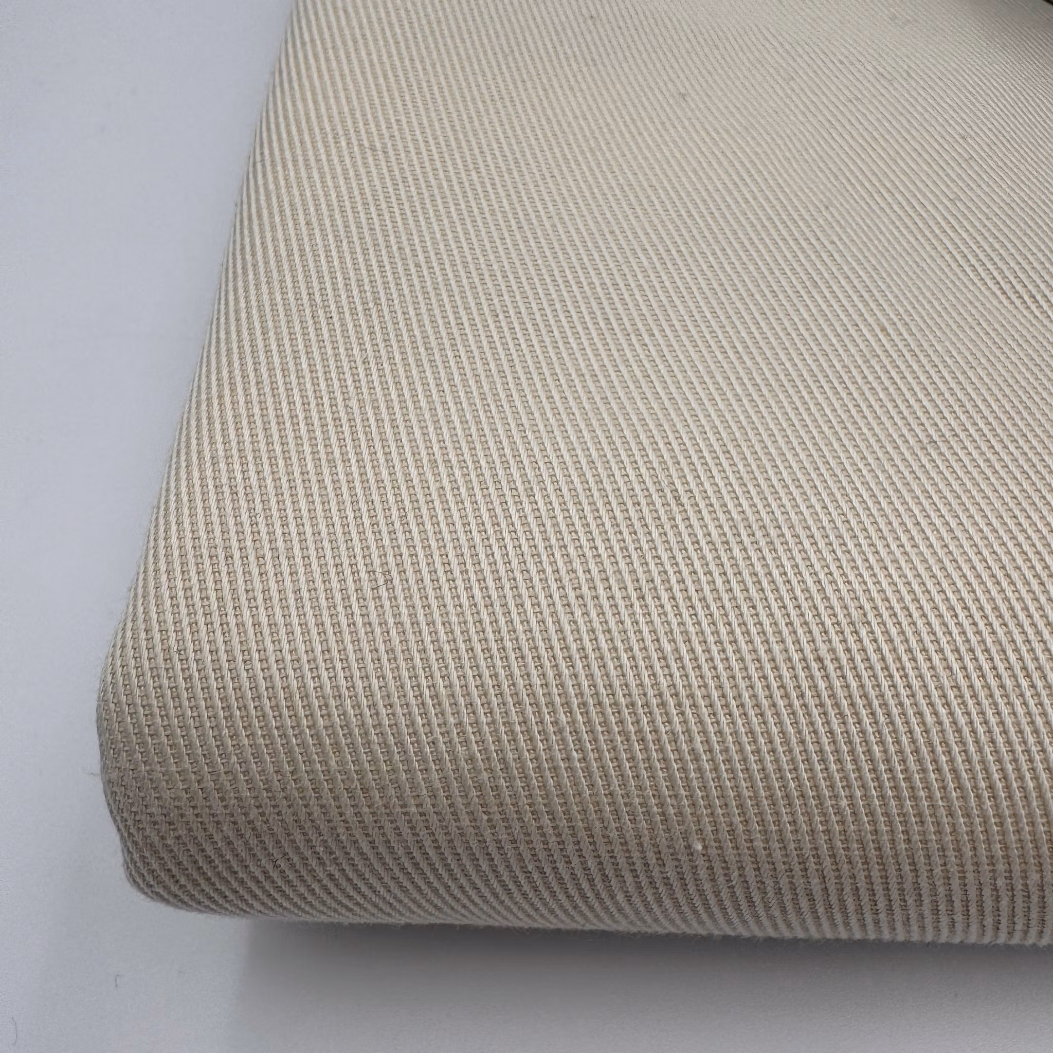 Ull/bomullstwill beigevit Cucinell*