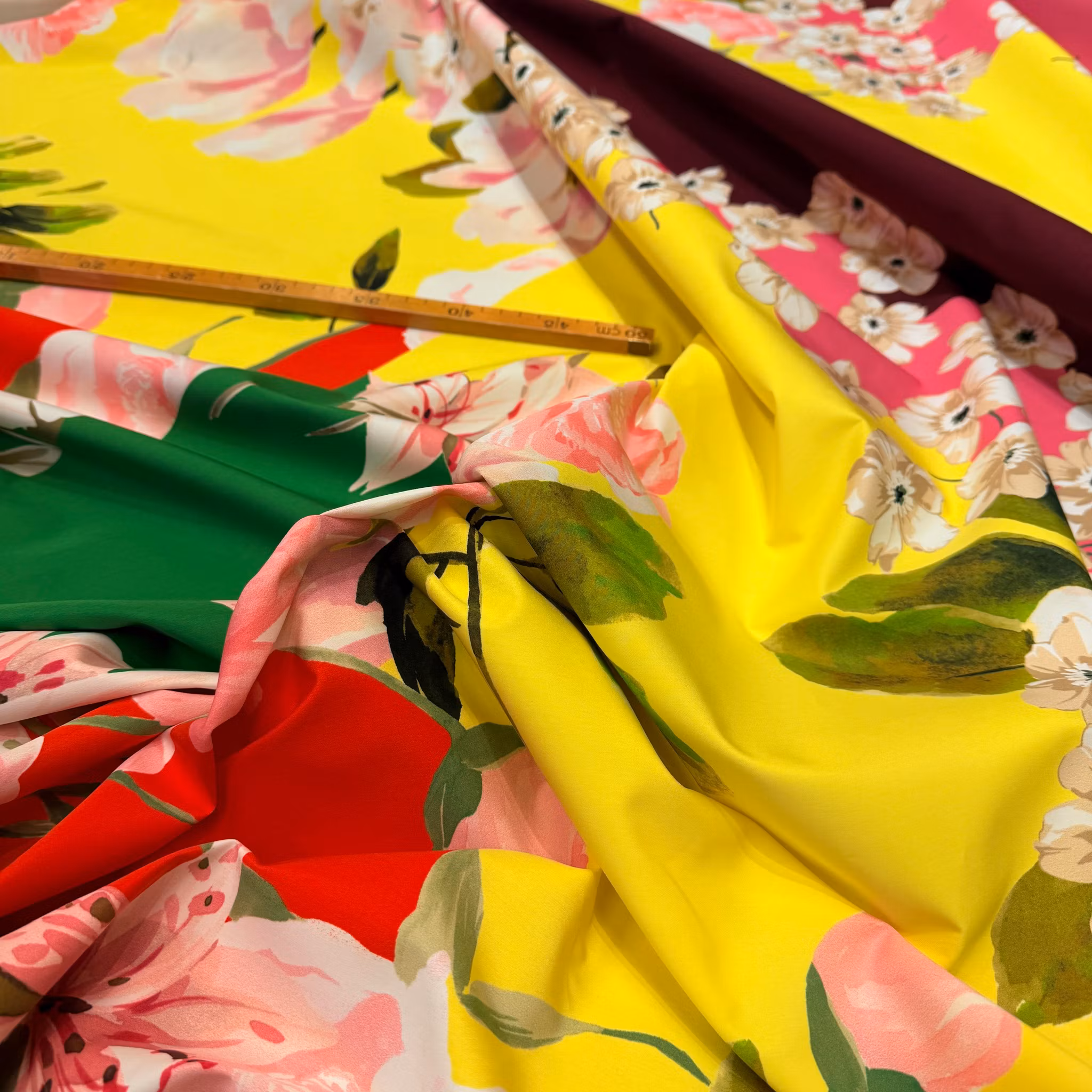 2,3m poplinrapport blommig Valentin*