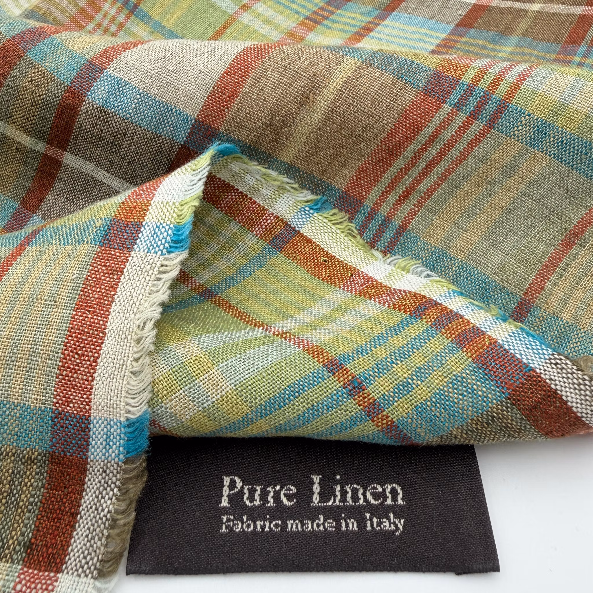 Linruta gröna toner