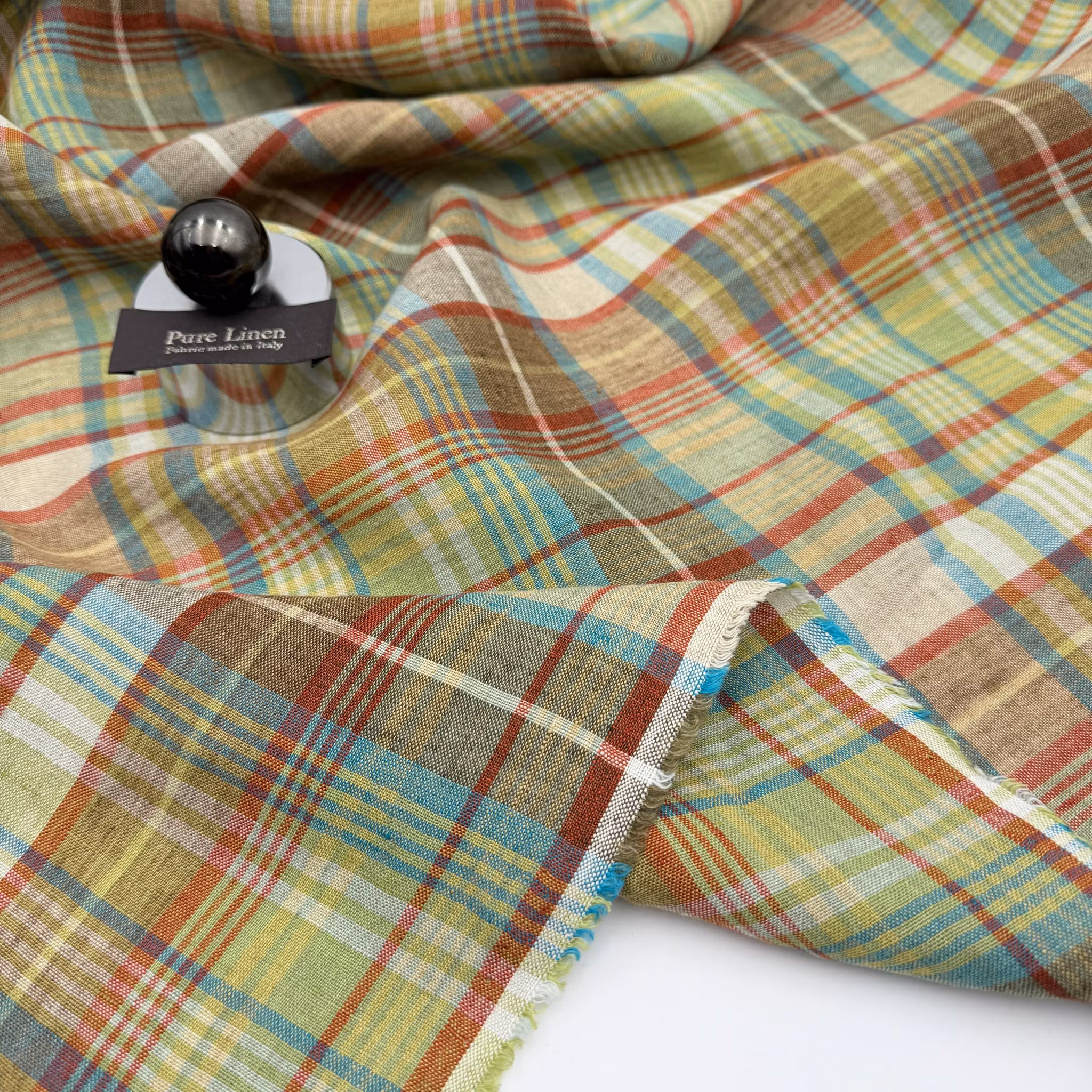 Linruta gröna toner