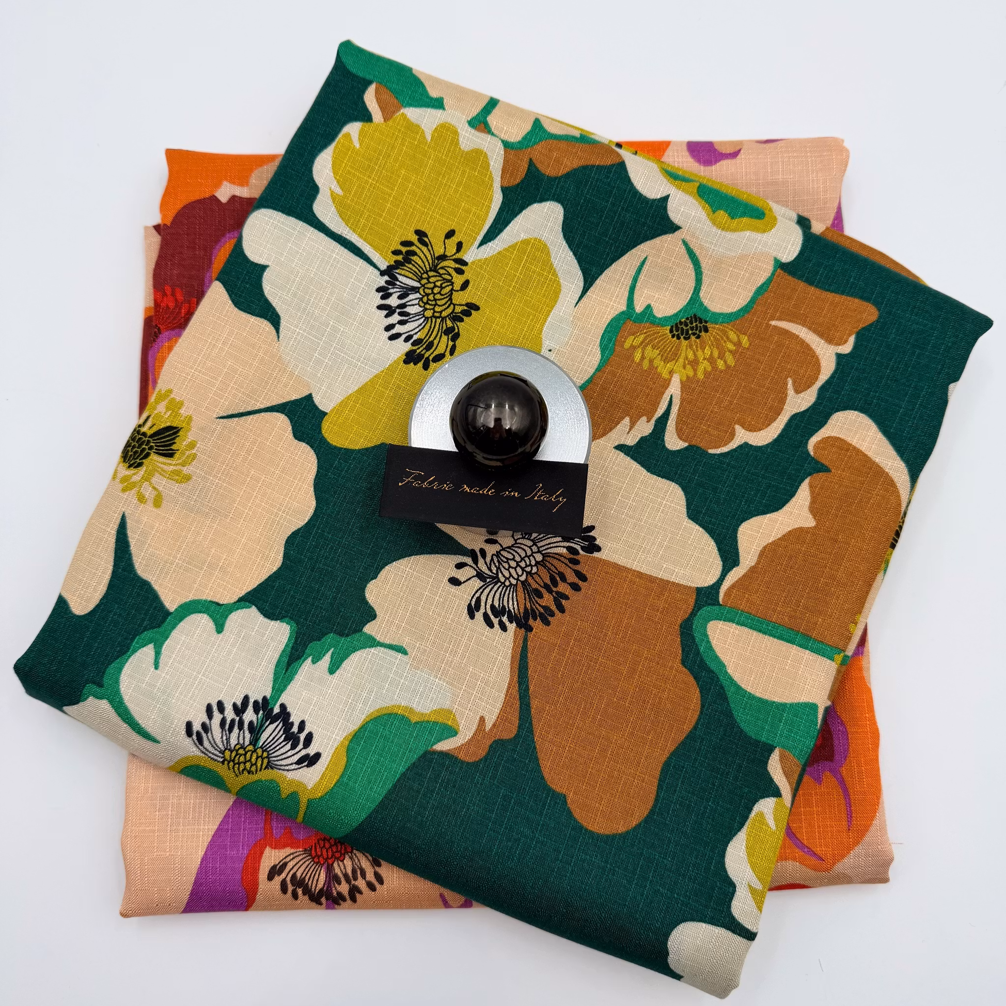 Viskos m struktur grön/brun Max M***