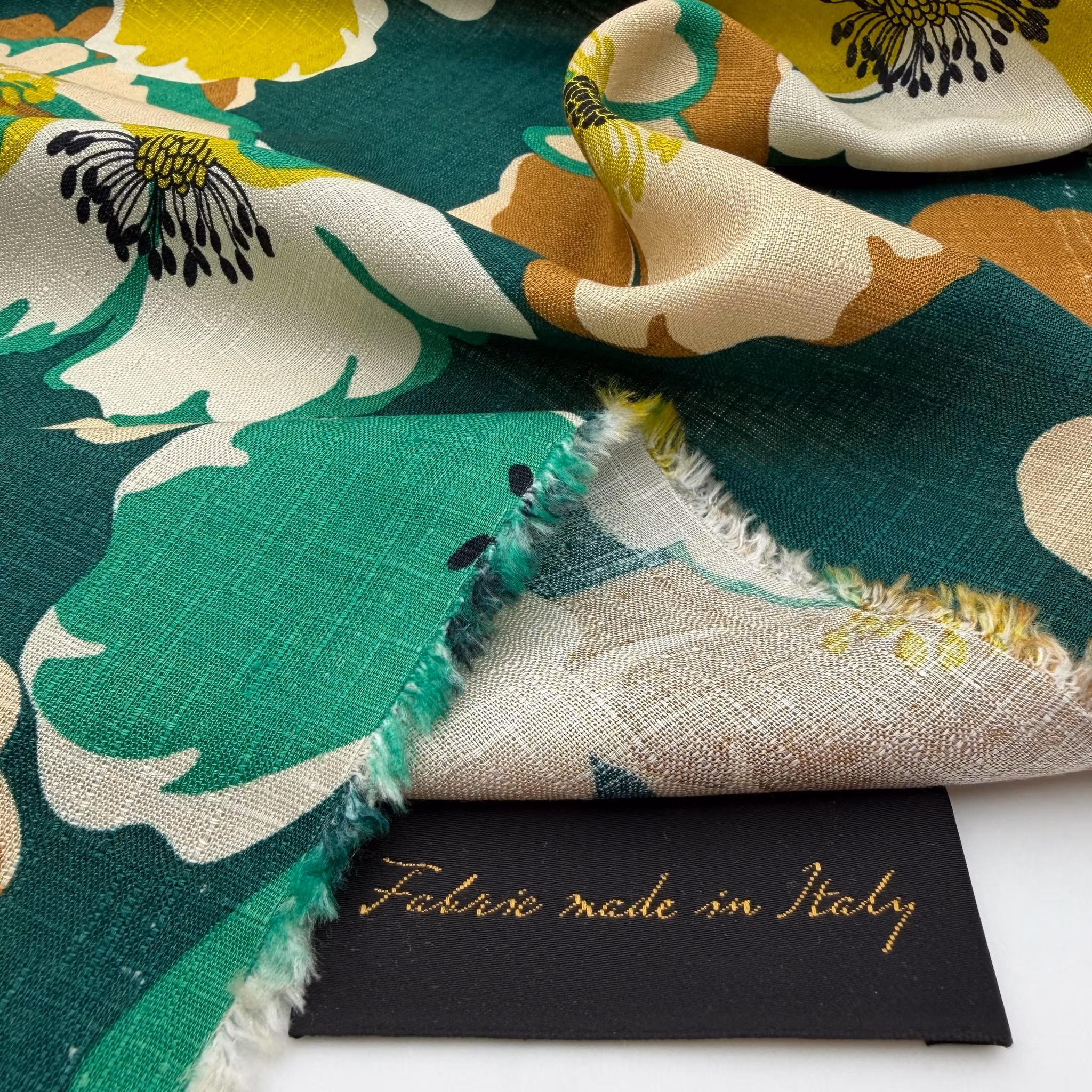 Viskos m struktur grön/brun Max M***