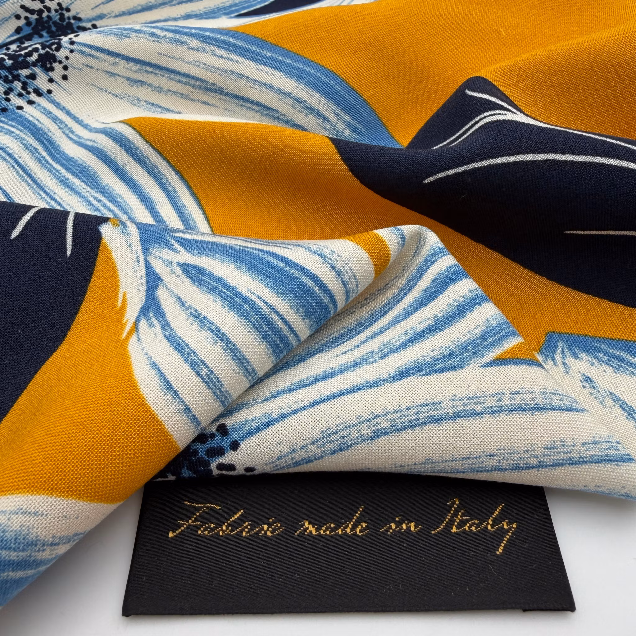 Viskos gul/blå storblommig Max M***