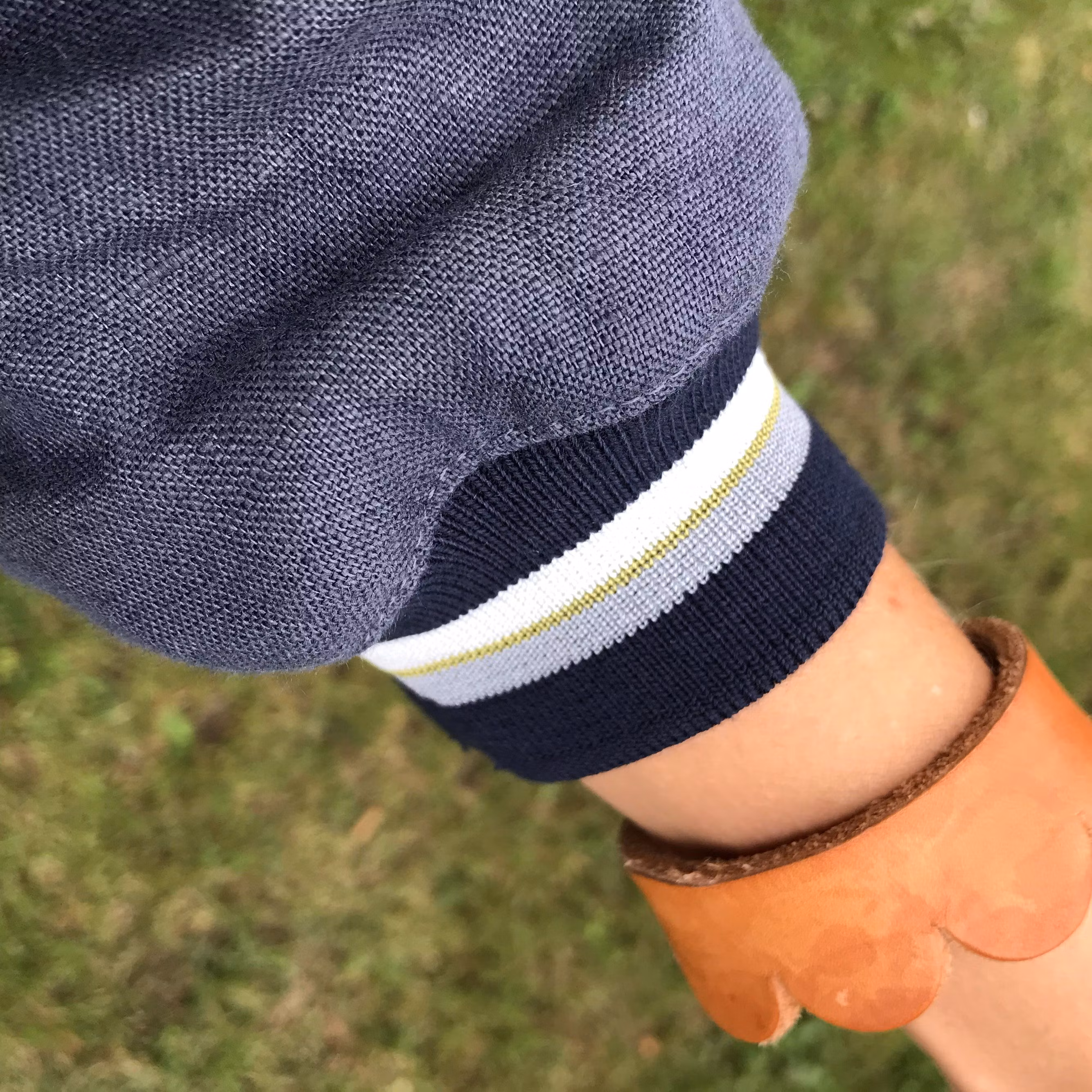 Muddremsa - marinblå/silver