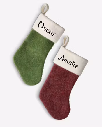 Julestrømpe med navn