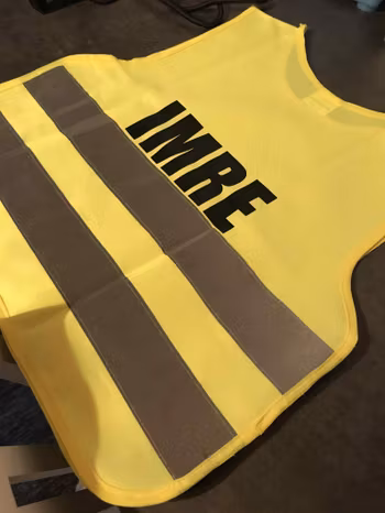 Refleksvest med navn