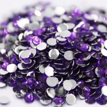 Rhinestones Amethyst Glas 1000st