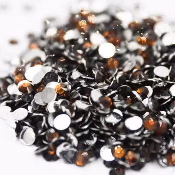 Rhinestones Dark Coffee Glas 1000st