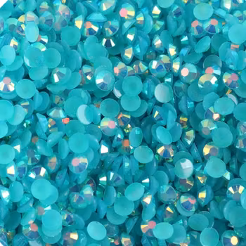 Rhinestones Aquamarine AB 1000st