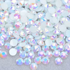Rhinestones White AB 1000st