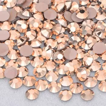 Rhinestones Rose Gold AB 1000st