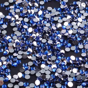 Rhinestones Sapphire Glas 1000st