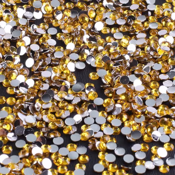 Rhinestones Golden Glas 1000st