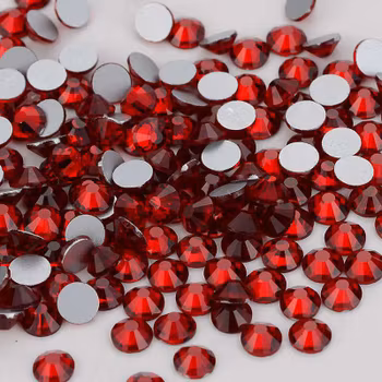 Rhinestones Siam Glas 1000st