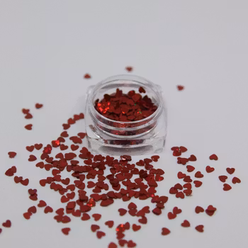 Hearts Holo Red