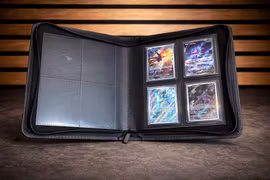 Pärm för samlarkort (Toploader) - 4-pocket - 112 kort