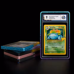 2-färgade Aluminiumskydd för graderade Pokémonkort – PSA och Raukcard