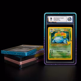 2-färgade Aluminiumskydd för graderade Pokémonkort – PSA och Raukcard