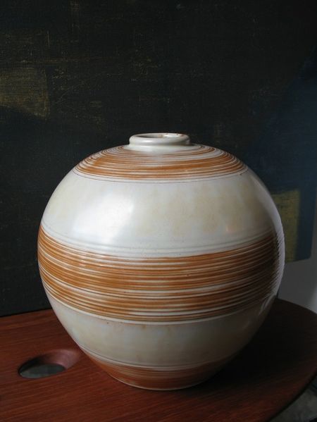 Striped Globe vase 3154 (table lamp)