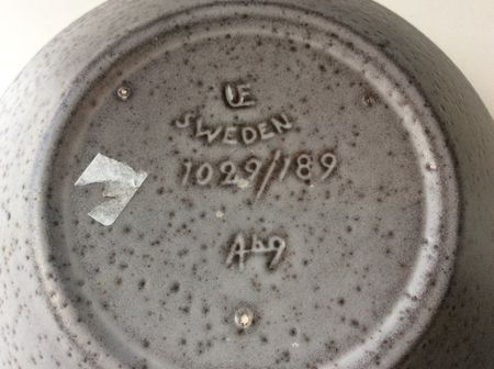 Roman numbers bowl 1029/189