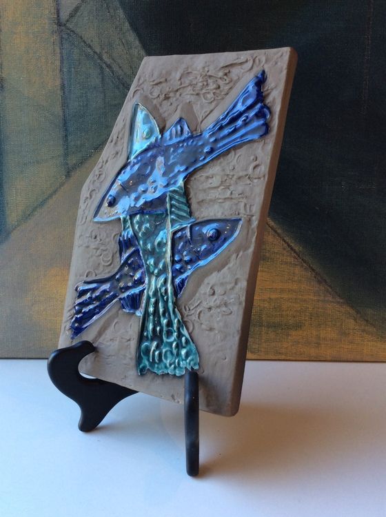 Fish wall plate 0136E